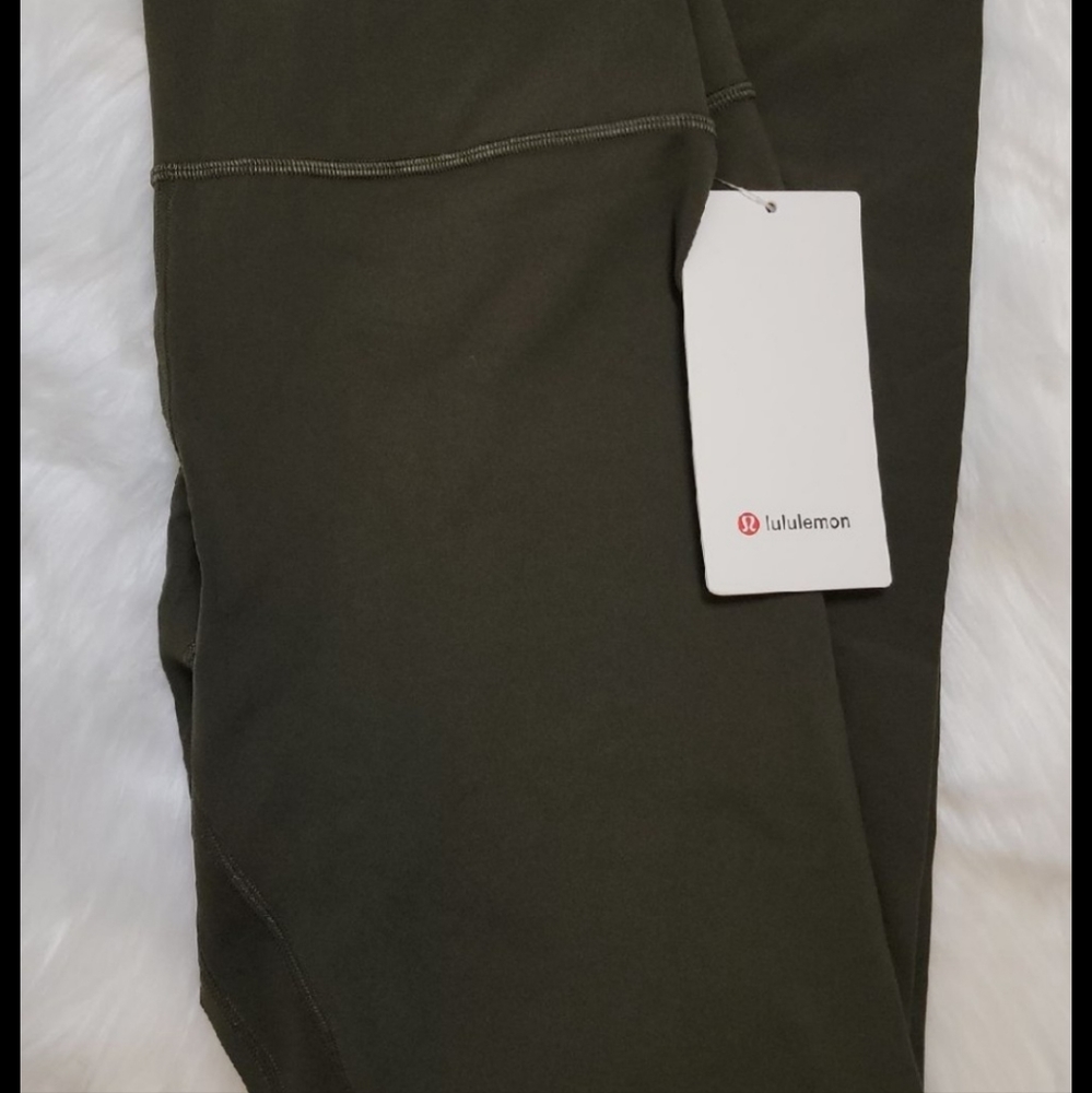 NWT Lululemon Align™ High-Rise Pant 28" Size 12 Dark Olive - Picture 7 of 7